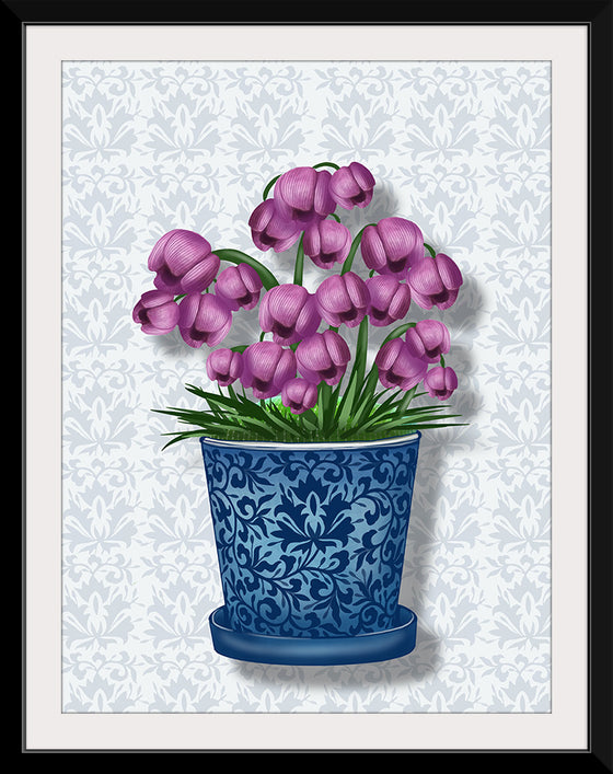 "Blue Pot Bells BG 2020", Ann Hutchinson