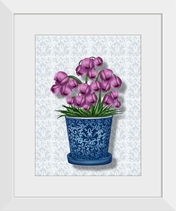 "Blue Pot Bells BG 2020", Ann Hutchinson