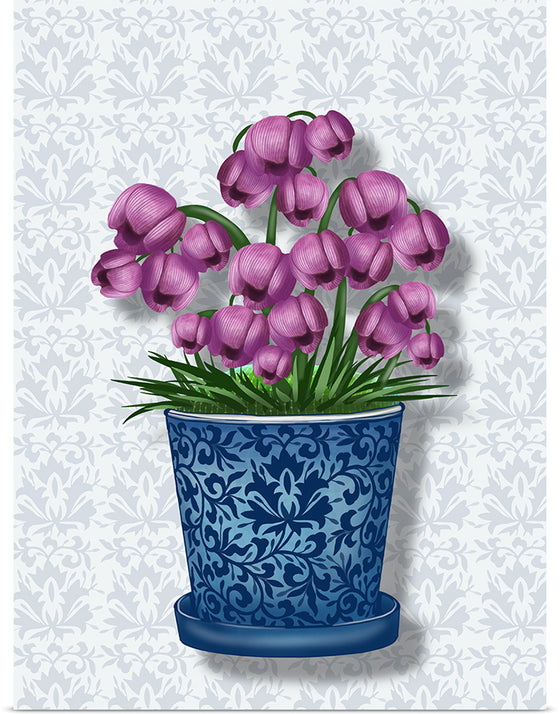 "Blue Pot Bells BG 2020", Ann Hutchinson