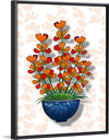 "Blue Pot Orange Delight BG 2020", Ann Hutchinson