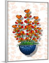 "Blue Pot Orange Delight BG 2020", Ann Hutchinson