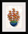 "Blue Pot Orange Delight BG 2020", Ann Hutchinson