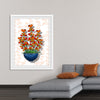 "Blue Pot Orange Delight BG 2020", Ann Hutchinson