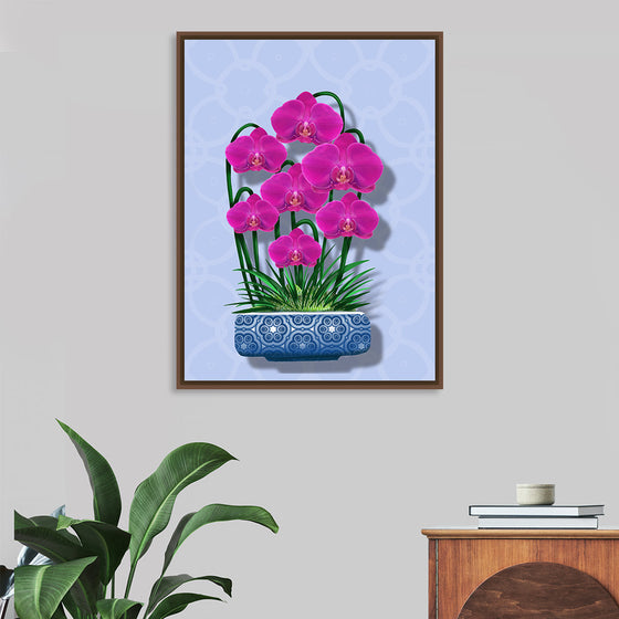 "Blue Pot Orchid BG 2020", Ann Hutchinson