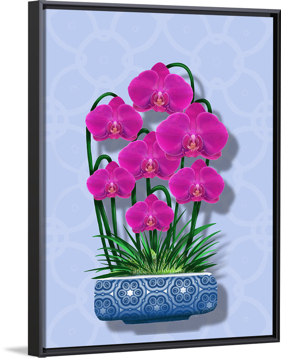 "Blue Pot Orchid BG 2020", Ann Hutchinson