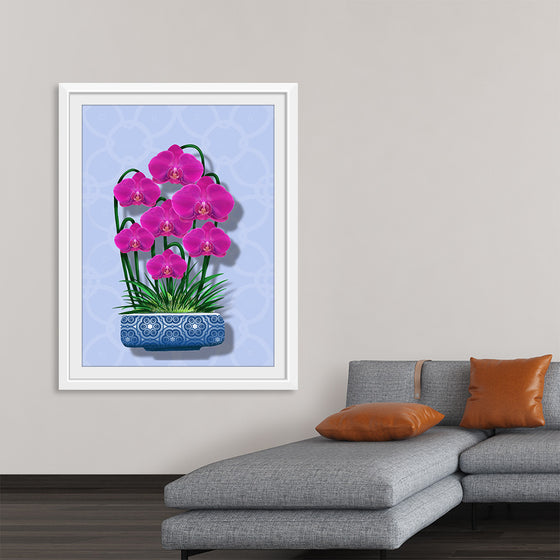 "Blue Pot Orchid BG 2020", Ann Hutchinson