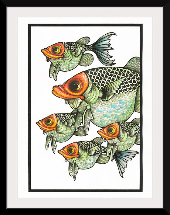 "Fish School Look at Me", Ann Hutchinson