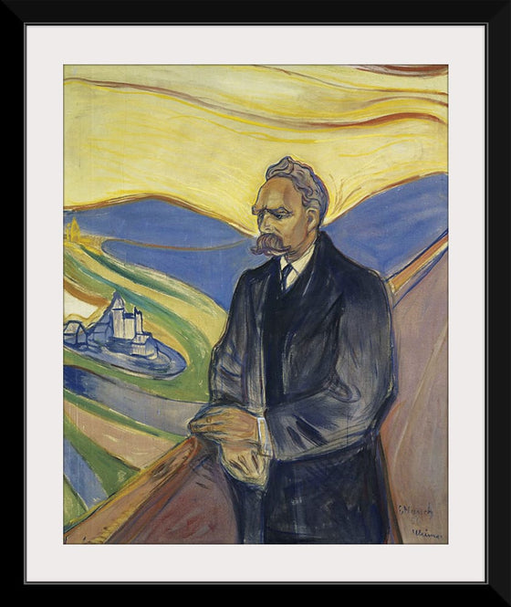 "Friedrich Nietzsche Thielska(1906)", Edvard Munch