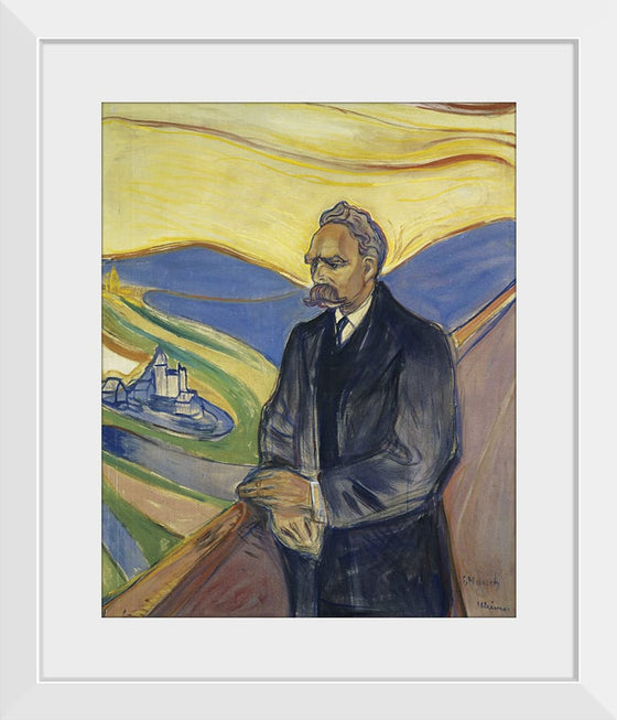 "Friedrich Nietzsche Thielska(1906)", Edvard Munch
