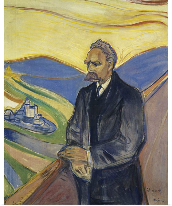 "Friedrich Nietzsche Thielska(1906)", Edvard Munch