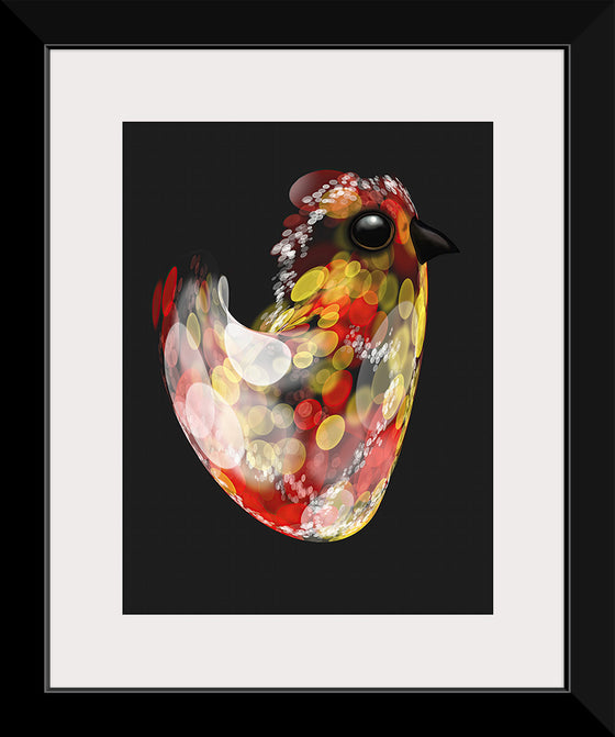 "Glass Quail Large Red", Ann Hutchinson