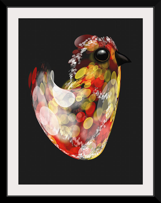 "Glass Quail Large Red", Ann Hutchinson