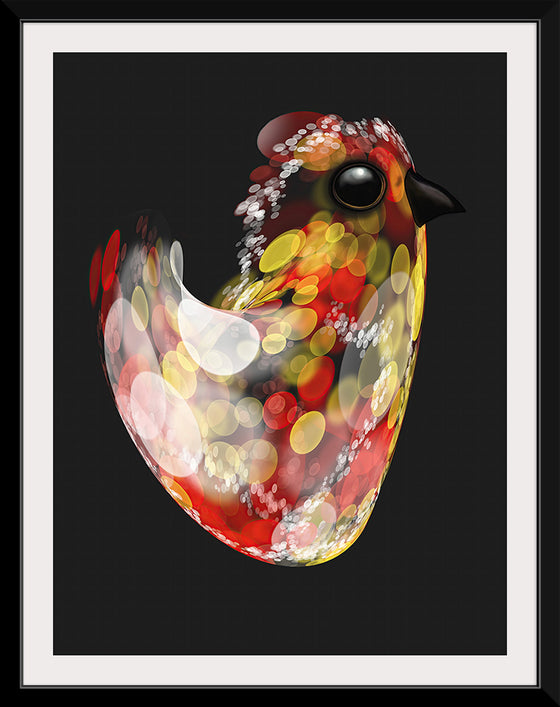 "Glass Quail Large Red", Ann Hutchinson