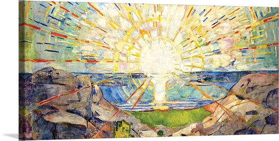 "The Sun(1911)", Edvard Munch