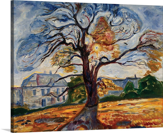 "The Oak Thielska(1906)", Edvard Munch