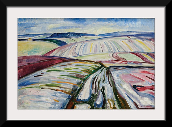 "Field in Snow (1907)", Edvard Munch