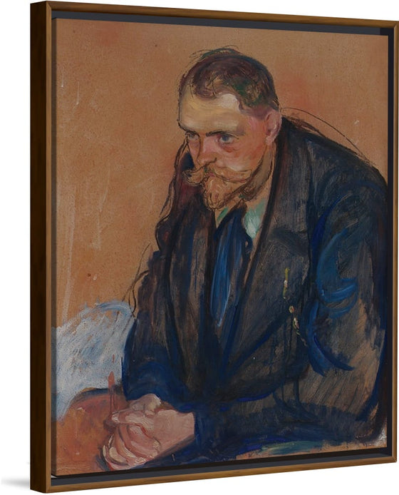 "Portrait of Helge Bäckström (1894)", Edvard Munch