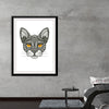 Dive into the mesmerizing gaze of “Peekaboo Cat Full Face” by Ann Hutchinson. This exquisite print captures the enigmatic allure of a cat’s stare, intricately detailed and beautifully rendered to bring a touch of elegance and mystery to any space.