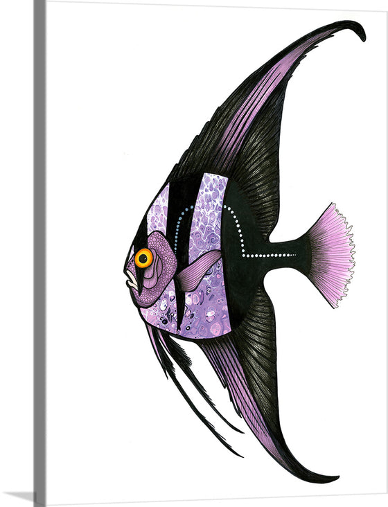 "Purple Batfish", Ann Hutchinson