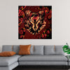 “Highlight Zodiac Collection - 2020 Aries” by Arvee Gibson is a celestial masterpiece that beckons viewers into the mystical realm of the Aries zodiac sign. With cosmic hues of red and gold, the figure at the center exudes the fierce and passionate spirit of Aries.