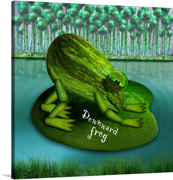 "Downward Frog", Carrie Webster