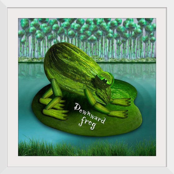 "Downward Frog", Carrie Webster