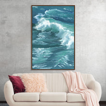  Mighty by Cielo Alegre is a captivating oil painting that captures the raw power and beauty of the ocean. The artist's masterful brushstrokes convey the energy and movement of the waves, as they crash and foam against the turbulent sea. The interplay of light and shadow creates a sense of depth and drama, inviting the viewer to experience the majesty of nature firsthand. This stunning artwork is a testament to the enduring allure of the ocean and its ability to inspire awe and wonder.