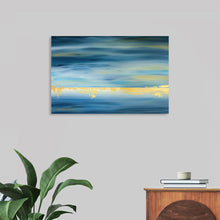  A thought-provoking painting that captures the essence of hope and optimism. The painting features a person standing at the edge of a cliff, looking out into the horizon. The colors used in the painting are warm and inviting, making it a perfect addition to any space that needs a touch of inspiration.