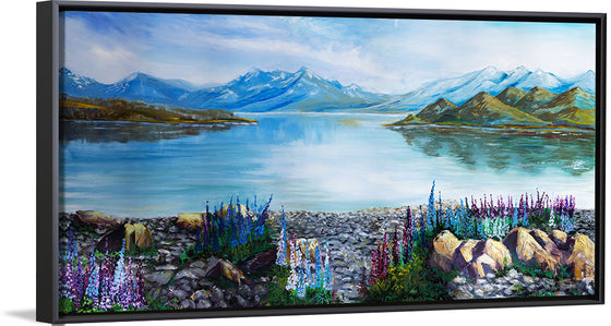 "Lake Te Kapo Lupins", Marina Strijakova