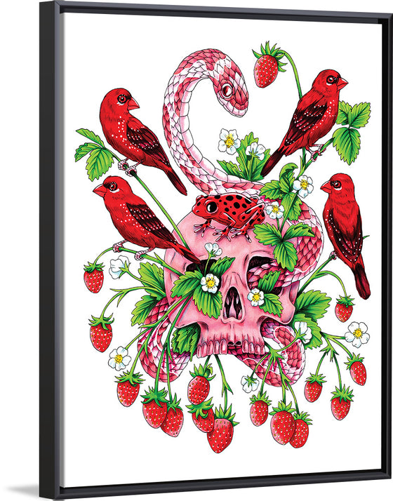 "Strawberry Skull", Marta Tesoro