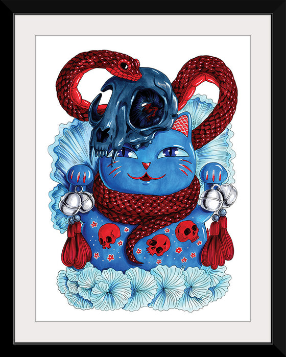 "Lucky Cat Blue", Marta Tesoro