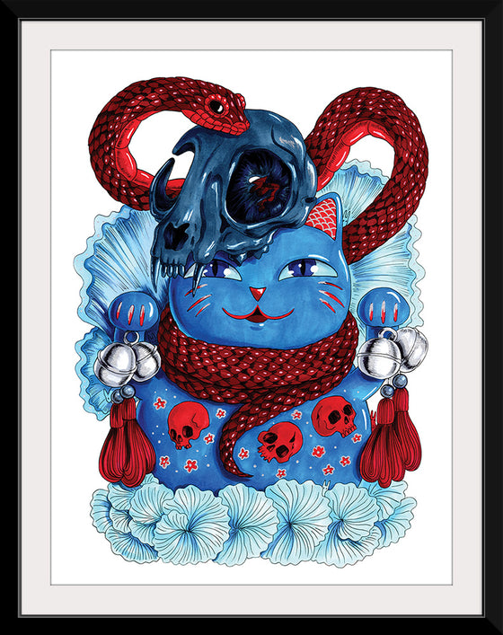 "Lucky Cat Blue", Marta Tesoro