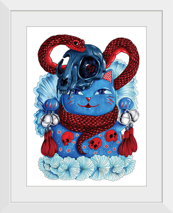 "Lucky Cat Blue", Marta Tesoro