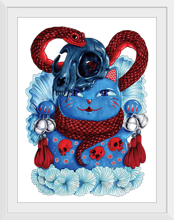 "Lucky Cat Blue", Marta Tesoro