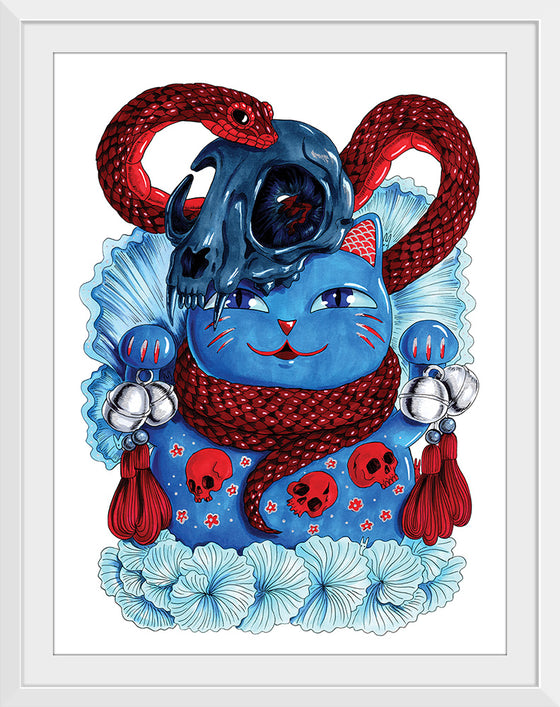 "Lucky Cat Blue", Marta Tesoro