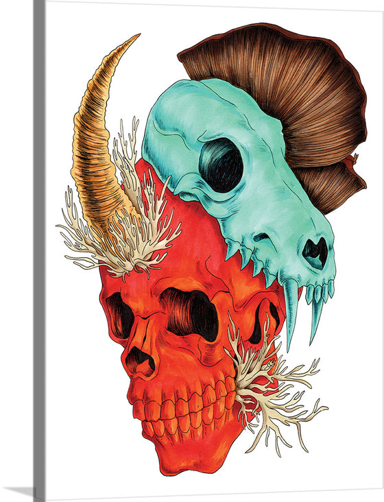 "Horned Skull", Marta Tesoro
