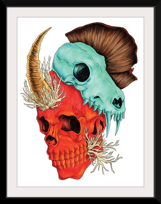 "Horned Skull", Marta Tesoro