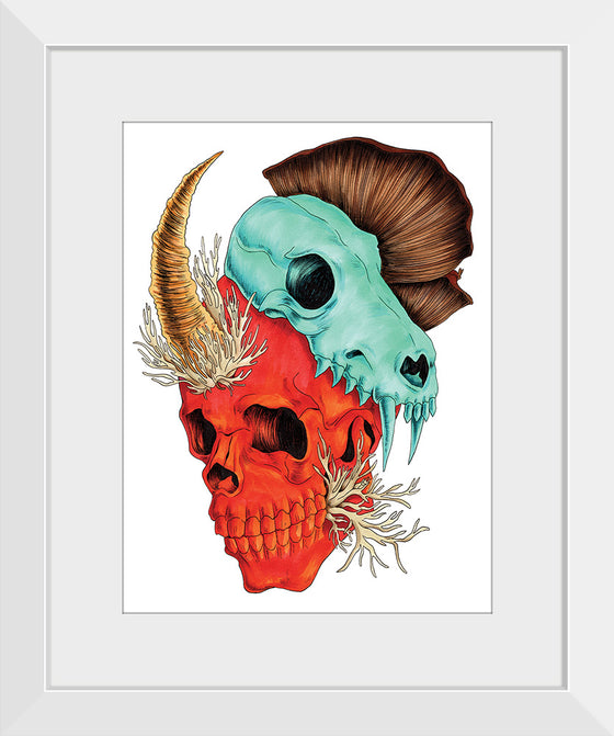 "Horned Skull", Marta Tesoro