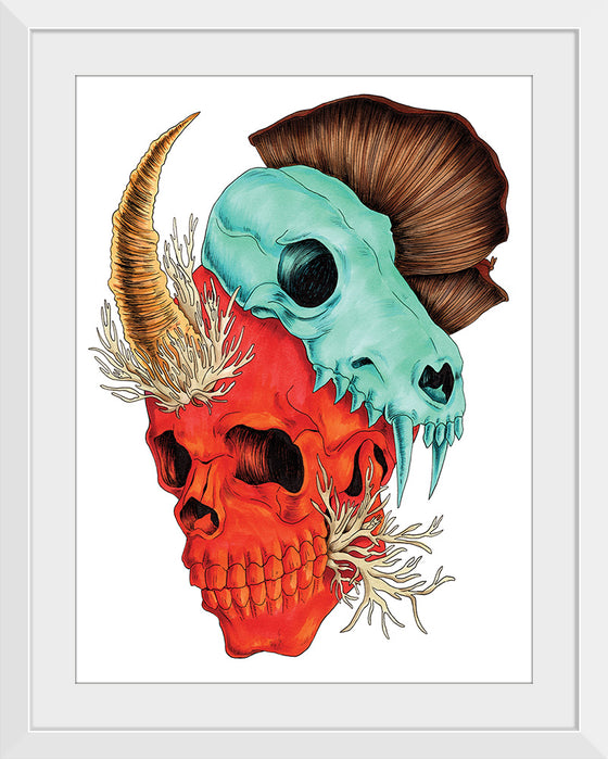 "Horned Skull", Marta Tesoro