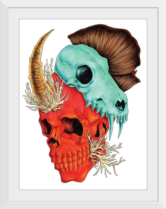 "Horned Skull", Marta Tesoro