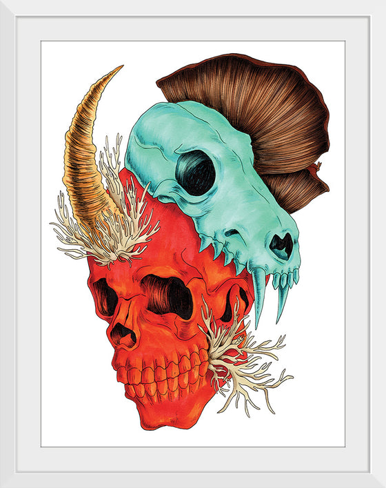 "Horned Skull", Marta Tesoro