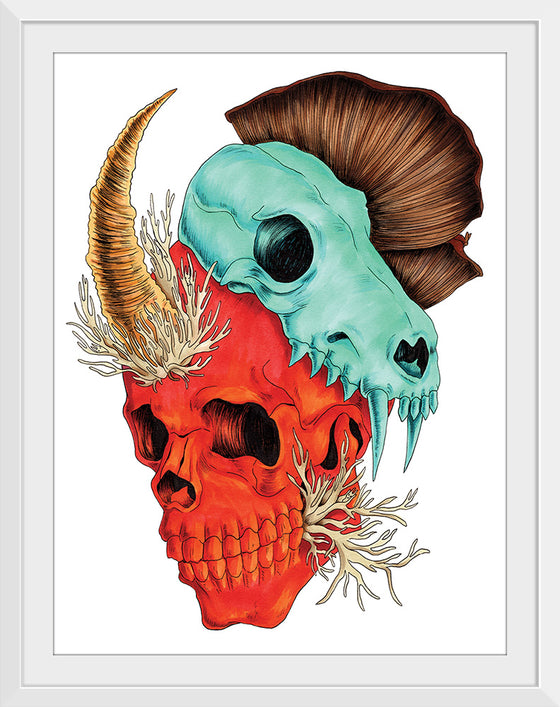 "Horned Skull", Marta Tesoro