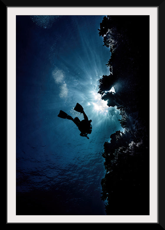 "Underwater Animals – Diver Blue Ocean 2", Victor Hawk