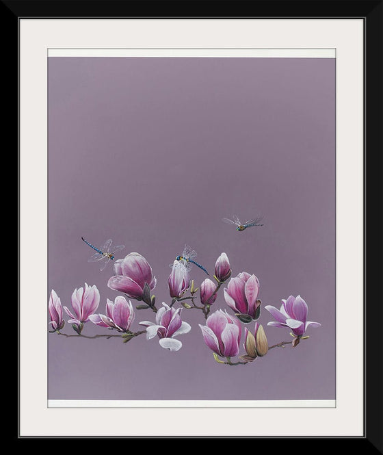 “Magnolias Dragonflies“, Neis Wai