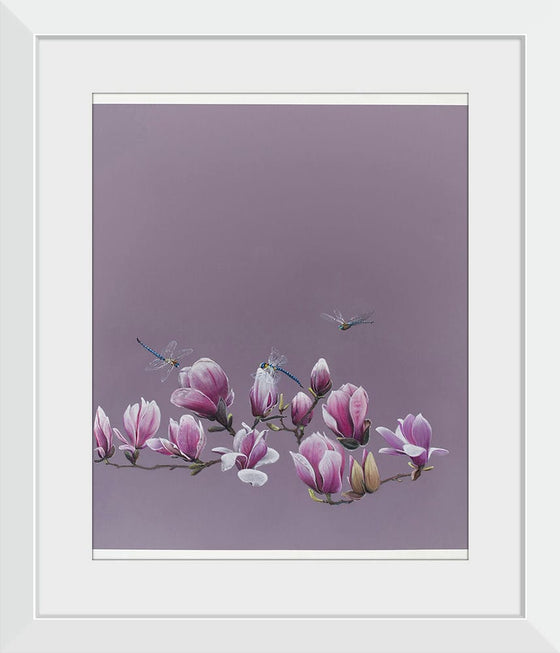 “Magnolias Dragonflies“, Neis Wai