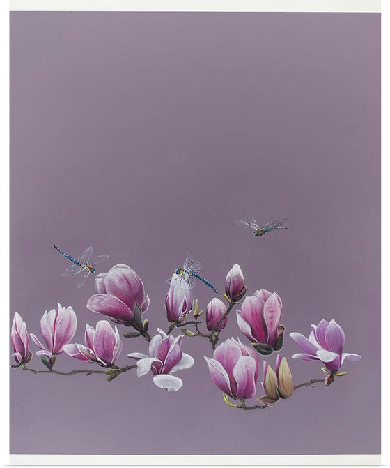 “Magnolias Dragonflies“, Neis Wai