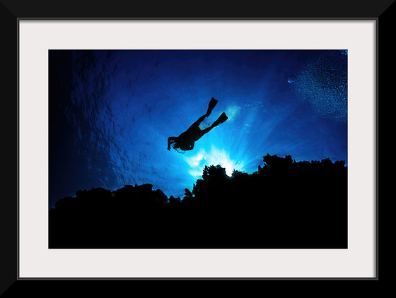 "Underwater Animals – Diver Blue Ocean 1", Victor Hawk