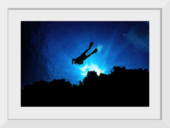 "Underwater Animals – Diver Blue Ocean 1", Victor Hawk