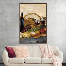  “Tuscan Evening Wine” by Silvia Vassileva invites you to savor the essence of an idyllic Italian evening. This exquisite print captures the warmth and romance of a Tuscan sunset, where time slows down, and the air is infused with the aroma of vineyards. Silvia Vassileva’s masterful strokes bring to life a curated tableau: a bottle of rich red wine, two delicate glasses awaiting a toast, plump grapes, and artisanal cheeses. 