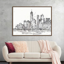  “Skyline Sketches I No Words Flowers Crop” by Anne Tavoletti: Immerse yourself in the captivating allure of this exquisite print. Capturing the essence of a bustling cityscape, it balances meticulous detail and expressive flair. Each building, each line, is infused with life and energy, transforming a static skyline into a living, breathing entity.